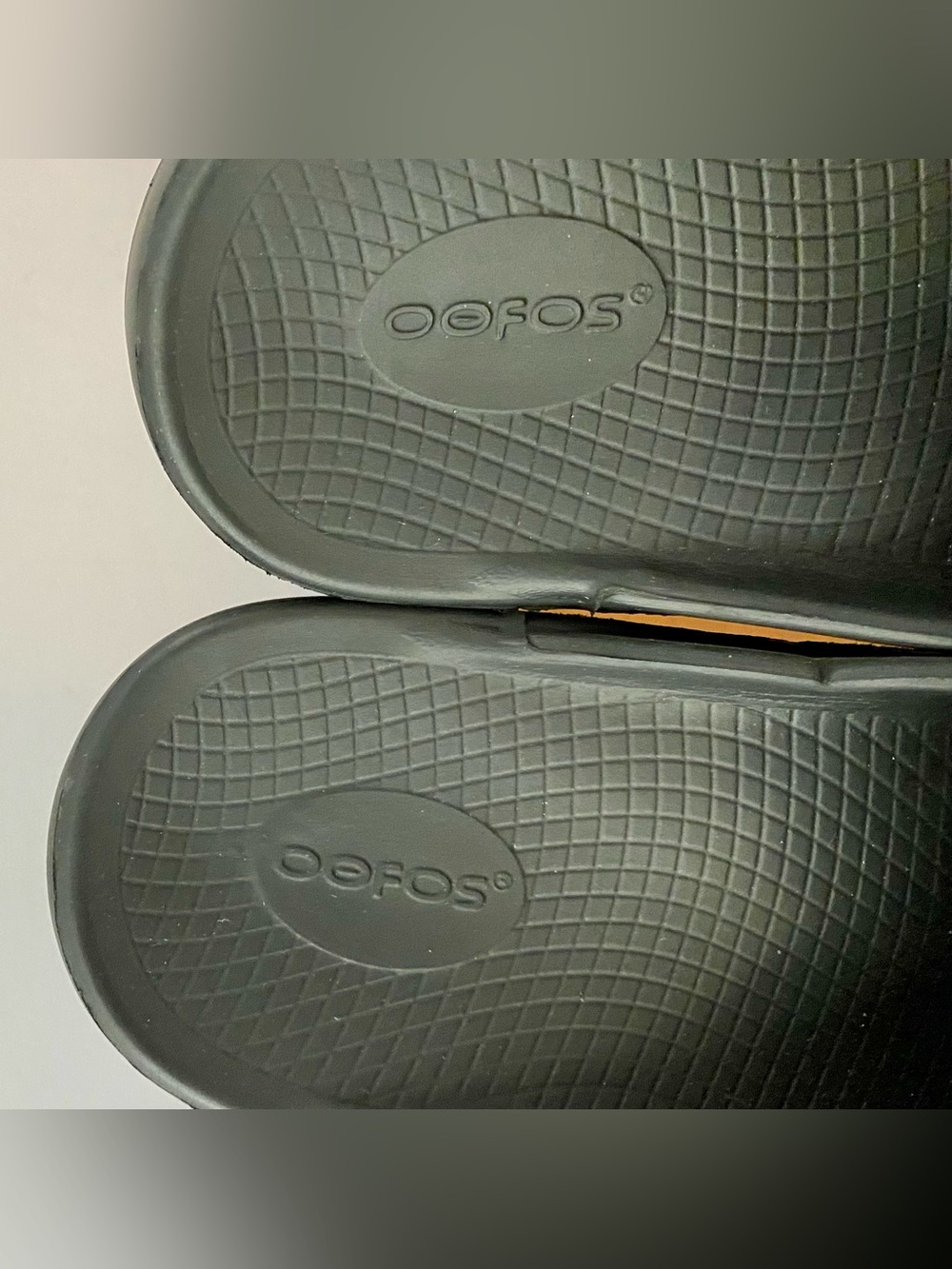 OOFOS‎ OOAHH Slides Black  Recovery Slides Sandals Mens Sz 12 Athletic Workout - Picture 12 of 12